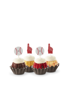 Bundtinis with Baseball Toppers - NEW!
