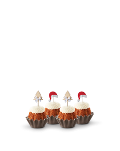 Carrot Christmas Trees and Hats Bundtinis® 
