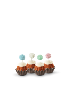 Carrot Soft Pastel Pom Poms Bundtinis® 