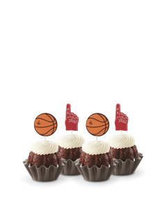Bundtinis with Basketball Toppers - NEW!