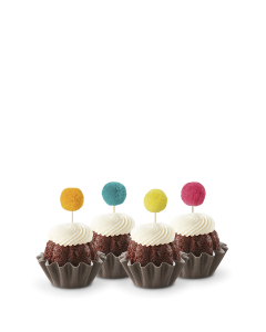Chocolate Chocolate Chip Confetti Pom Poms Bundtinis®