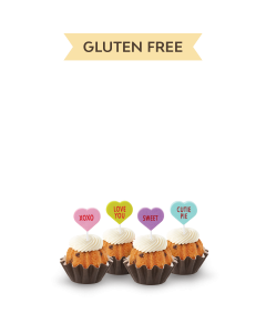 Limited Time Flavor! Lemon Raspberry Conversation Hearts Bundtinis