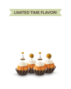 Key Lime Gold Sparkle Hats and Poms Bundtinis® 