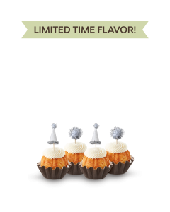 Key Lime Silver Sparkle Hats and Poms Bundtinis® 