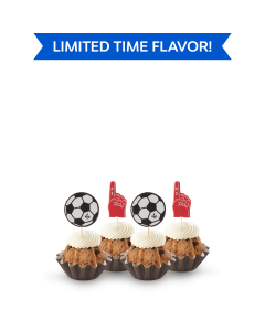 Limited Time Flavor! Lemon Raspberry Soccer Bundtinis