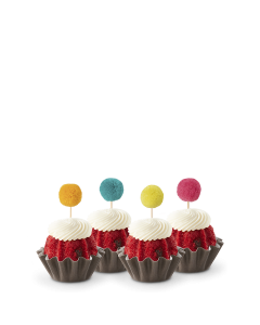 Red Velvet Confetti Pom Poms Bundtinis®
