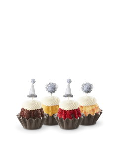 Silver Sparkle Hats and Poms Bundtinis®