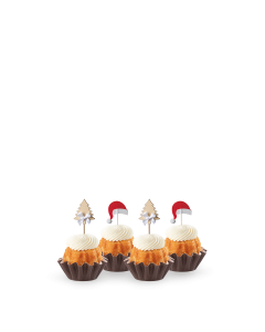 Snickerdoodle Christmas Trees and Hats Bundtinis® 