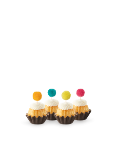 Classic Vanilla Confetti Pom Poms Bundtinis® 