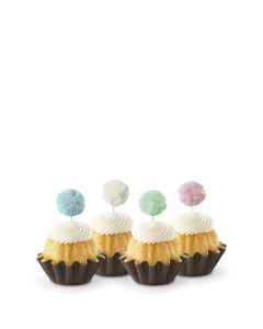 Classic Vanilla Soft Pastel Pom Poms Bundtinis®