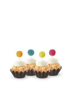 White Chocolate Raspberry Confetti Pom Poms Bundtinis®