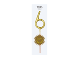 TOPS Malibu "6" Sparkler Candle