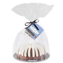 Cake Gift Wrapped in Cellophane