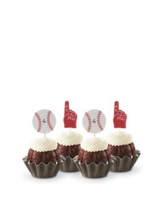 Bundtinis with Baseball Toppers - NEW!