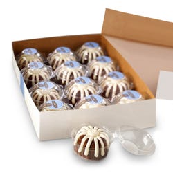 A box filled with 12 individually packaged bundlets. 