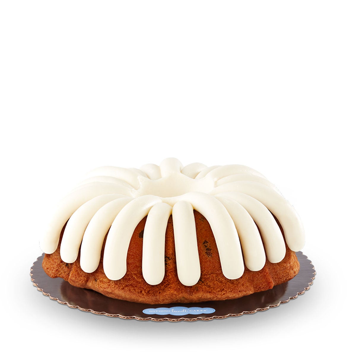 8" Gluten Free Chocolate Chip Bundt Cake with signature frosting