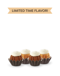 A combination of half pumpkin spice and half snickerdoodle Bundtinis® (small cupcake size bundt cakes).