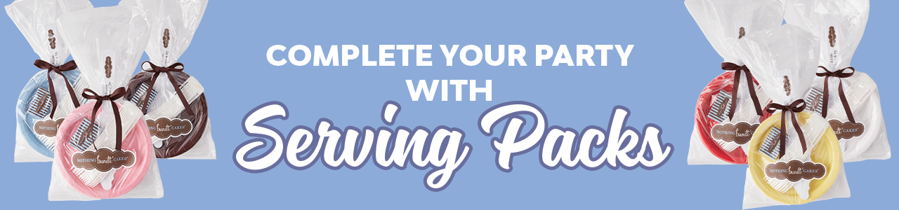 Complete your party with Serving Packs