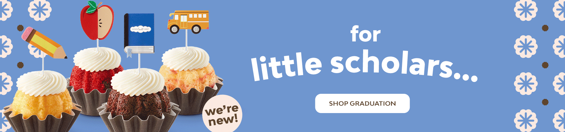 for little scholars...and big achievements - shop graduation Featuring Best in Class Bundtinis and You Did It! Bundt Cake