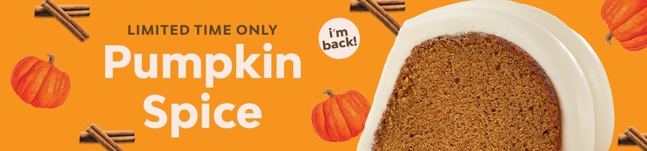 I'm Back! Pumpkin Spice - Limited time Only!
