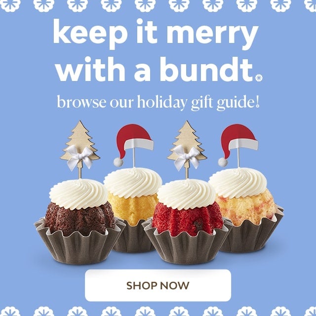 Keep it merry with a bundt. Browse our holiday gift guide! Shop now.