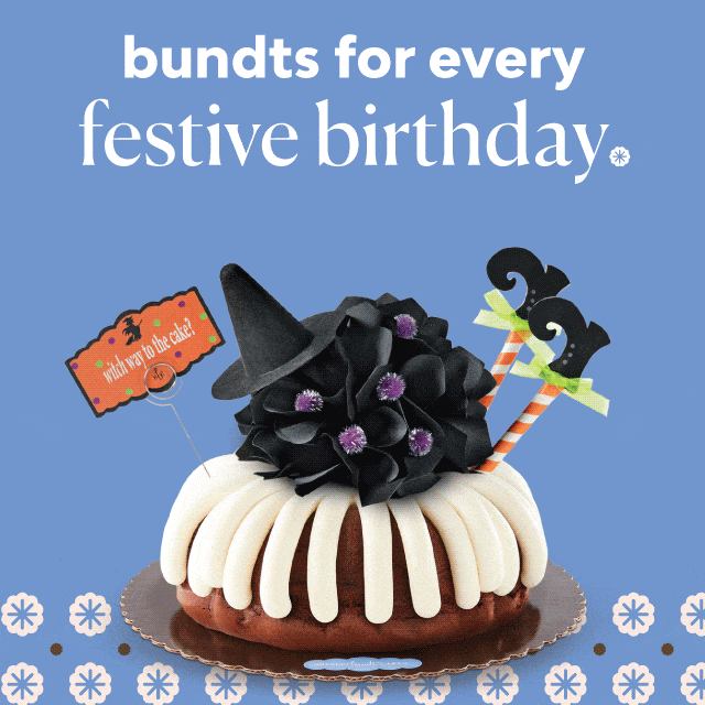 Bundts for every festive birthday.