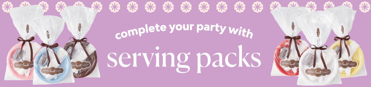 Complete your party with Serving Packs