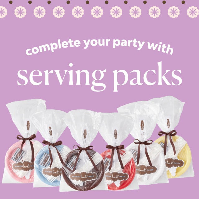 Complete your party with Serving Packs