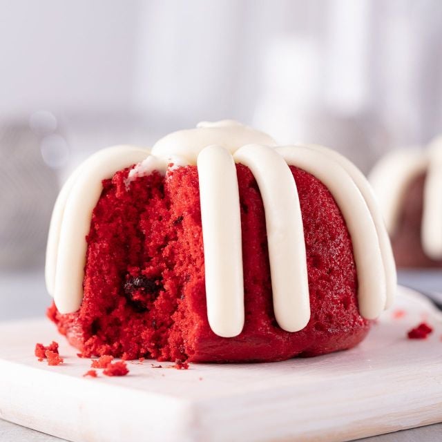 Mini Red Velvet Bundt Cakes