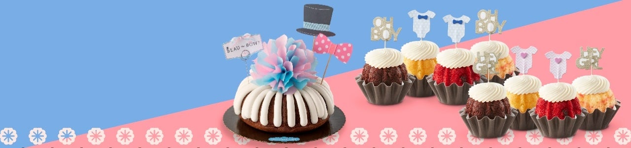A bundt's in the oven.