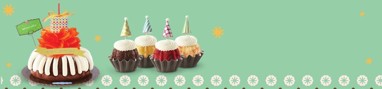 Bundts do birthdays better featuring Delicious Wishes Bundt cake.