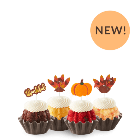 New! Thankful Turkeys Bundtinis - Shop Now